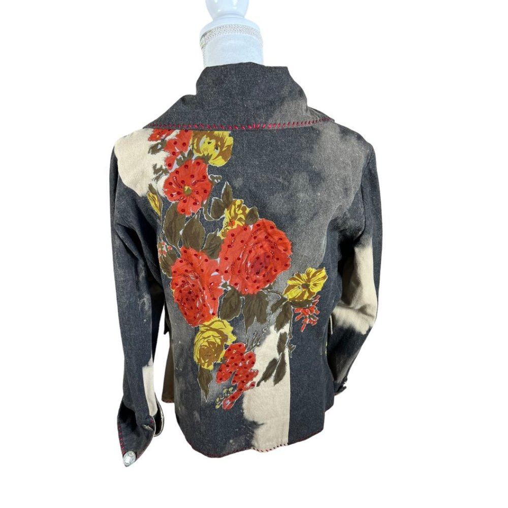 Anage Rose Applique Blazer